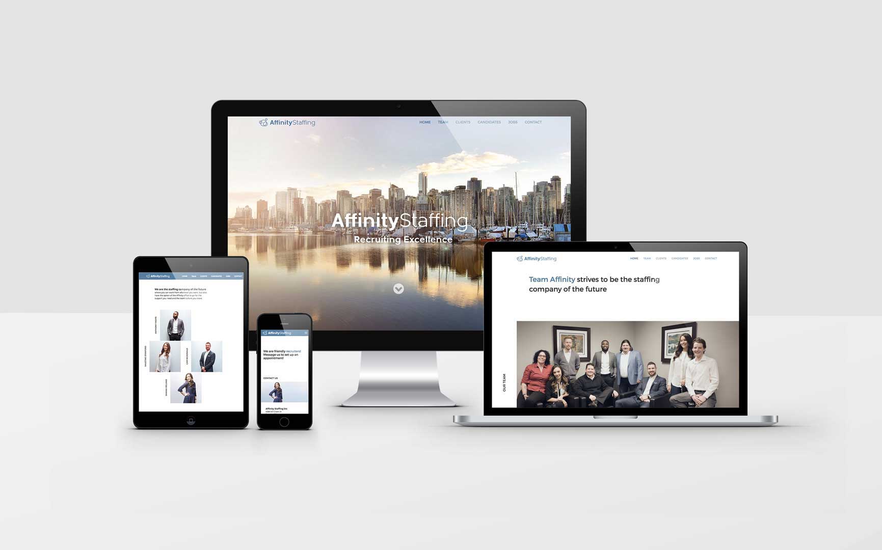 Affinity Staffing Responsive Web Design